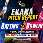 LSG vs RR pitch report Ekana Stadium batting or bowling